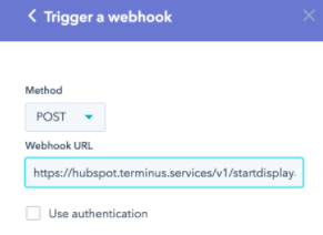 HubSpot Trigger Webhook
